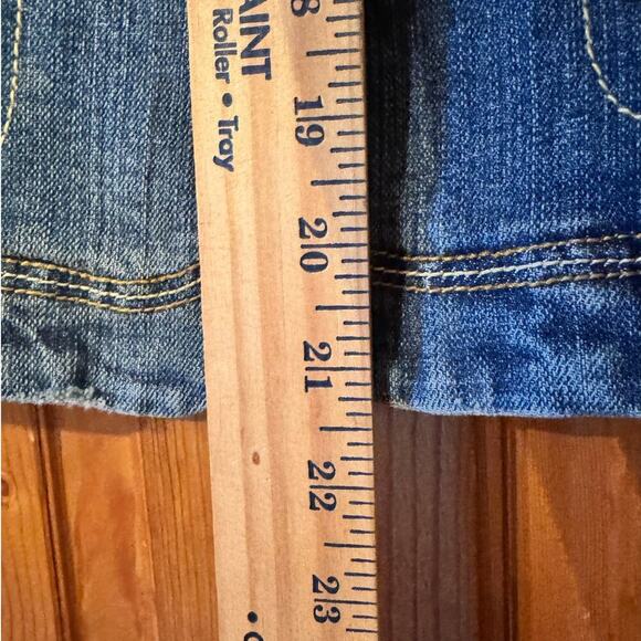 DKNY Jeans Embroidered Demin Vintage Jacket 14 Cotton Blend Boho western - Picture 6 of 7